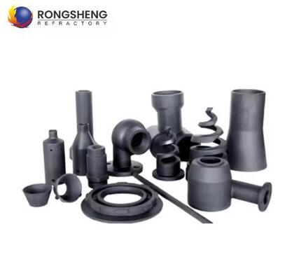 Rongsheng SiSiC RBSiC SiC Nitride Bonded Silicon Carbide Nozzle Burner Refractory สําหรับเตาอบอุตสาหกรรม