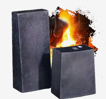 ประเทศจีน ราคาโรงงาน แม็กเนซิต คาร์บอน brick คุณภาพสูง โฟนหล่อเหล็ก
