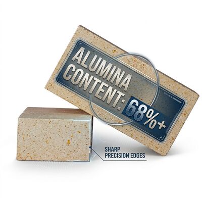 Low Porosity High Alumina Refractory Brick Dense Shaped Firebrick for Coke Oven Battery