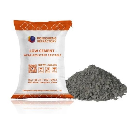 ความแข็งแรงสูง Self-Flowing Refractory Castable อัลลูมิเนียสูง ซีเมนต์ต่ํา Castable