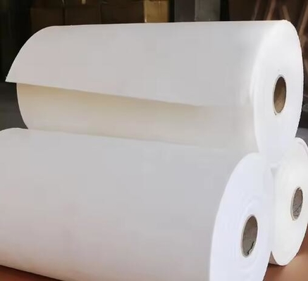 0.3-15mm ความหนา กระดาษใยซิลิแคตอลูมิเนียม 1260 กระดาษใยเซรามิก