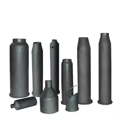 เฟอร์นิเจอร์เตาเผาซิลิคอนคาร์ไบด์ความบริสุทธิ์สูงที่กําหนดเอง Sisic Ssic Rbsic Silicon Carbide Burner Nozzle