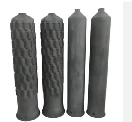 เฟอร์นิเจอร์เตาเผาซิลิคอนคาร์ไบด์ความบริสุทธิ์สูงที่กําหนดเอง Sisic Ssic Rbsic Silicon Carbide Burner Nozzle