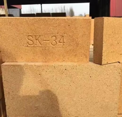 อลูมิเนียม ไฟ bricks SK34 SK36 SK38 SK40 ไฟไหม้สูงอัลลูมิเนียม brick สําหรับหมุนเตาอบ
