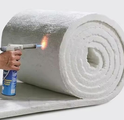 6-50mm Kaowool Fiber Blanket กันความร้อน 1430 เซรามิค ไฟเบอร์เบนท์สําหรับผนังเตาอบ
