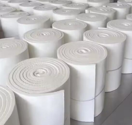 6-50mm Kaowool Fiber Blanket กันความร้อน 1430 เซรามิค ไฟเบอร์เบนท์สําหรับผนังเตาอบ