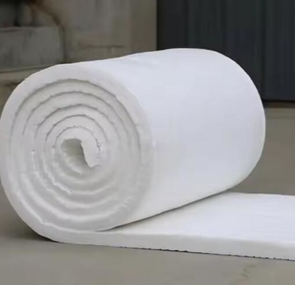 วัสดุอุปกรณ์กันความร้อนของเตาอบ 1260 ผ้าห่มใยเซรามิก 128kg/M3 ผ้าห่มใยซิลิแคตอลูมิเนียม 160kg/M3