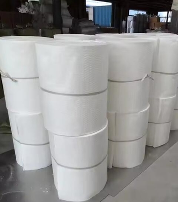 วัสดุอุปกรณ์กันความร้อนของเตาอบ 1260 ผ้าห่มใยเซรามิก 128kg/M3 ผ้าห่มใยซิลิแคตอลูมิเนียม 160kg/M3