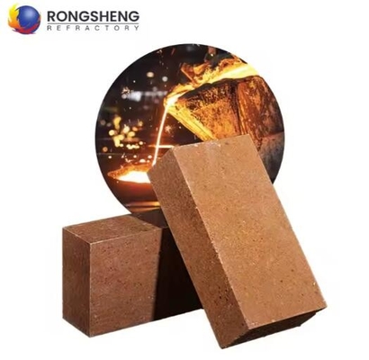 Rongsheng Refractory Mgo ไฟ bricks แม็กเนเซีย brick Refractory สําหรับเตาเผาเปิดอัลคาลีน