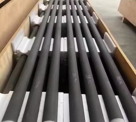 อุณหภูมิสูง 1400c 1500c ซิลิคอนคาร์ไบด์สต๊อป อุปกรณ์ทําความร้อน Sic หลอดทําความร้อนไฟฟ้าสําหรับเตาอบ