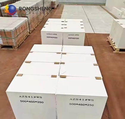 กล๊าสเมลท์ฟอร์เนซ เรฟราคตอรี่เมทอเรียลส์ ฟิวส์ แอซ บล็อค ซีรคอนียา โครนดัม บริก แอซ-33# แอซ-36# แอซ-41# ฟิวชั่น คาสต์ บริก