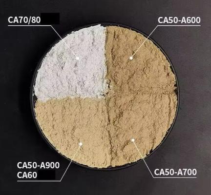 ซีเมนต์แอลูมิเนตแคลเซียมที่ทนไฟ Ca50 Ca60 Ca70 C80 ซีเมนต์ไฟอัลมิเนียสูงสําหรับการหลอมที่ทนไฟ