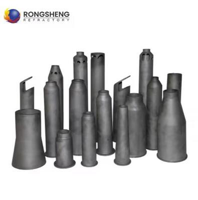 Rongsheng SiSiC RBSiC SiC Nitride Bonded Silicon Carbide Nozzle Burner Refractory สําหรับเตาอบอุตสาหกรรม