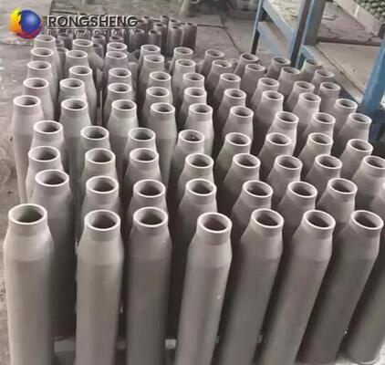 Rongsheng SiSiC RBSiC SiC Nitride Bonded Silicon Carbide Nozzle Burner Refractory สําหรับเตาอบอุตสาหกรรม