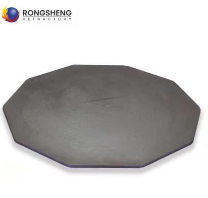 Rongsheng Refractory Nitride Bonded Silicon Carbide Furniture SiC เซรามิค แผ่นอัลลูมิเนียม แผ่นคอมพอไซต์ซิลิคอนคาร์ไบด์
