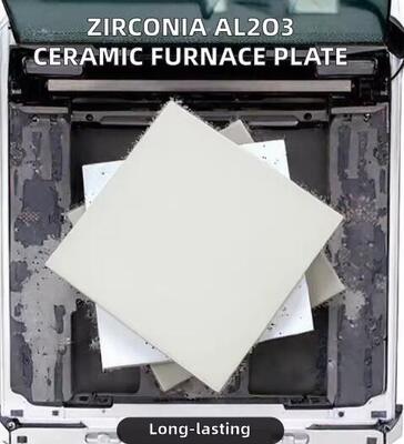 Zirconia Al2O3 แผ่นเซรามิก สําหรับเตาอุณหภูมิสูง การใช้งานเซรามิกอุตสาหกรรม การตัดตามสั่ง การแปรรูปบิด